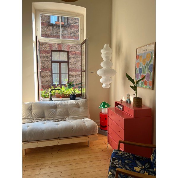 Canapea maro extensibilă 160 cm Roots - Karup Design-image-1