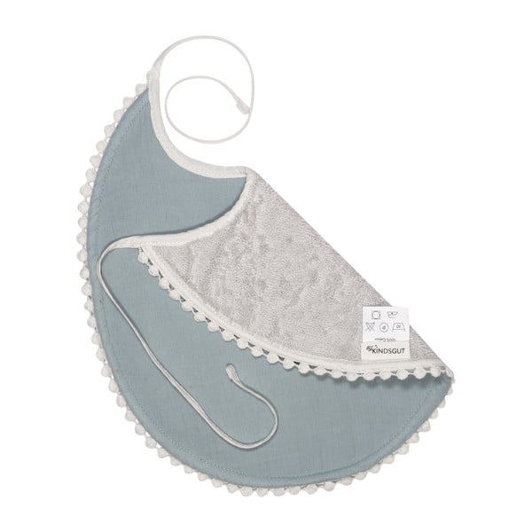 Bavețică din muselină Kindsgut London, gri-image-3