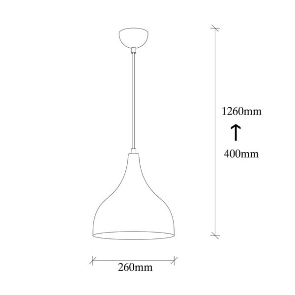 Lustră neagră/arămie ø 26 cm Sağlam – Opviq lights-image-4