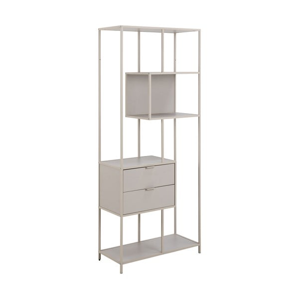 Bibliotecă gri 77x185x35 cm Seaford – Actona-image-1
