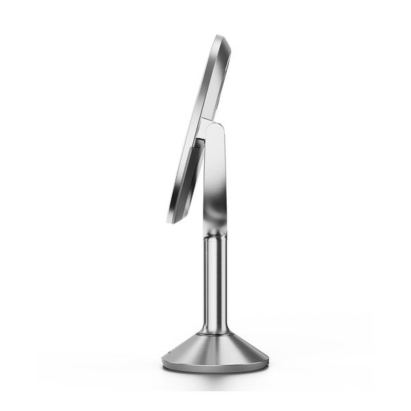 Oglindă cosmetică (mărire 5x/mărire 10x) cu led/de mărire ø 20 cm Trio – simplehuman-image-4