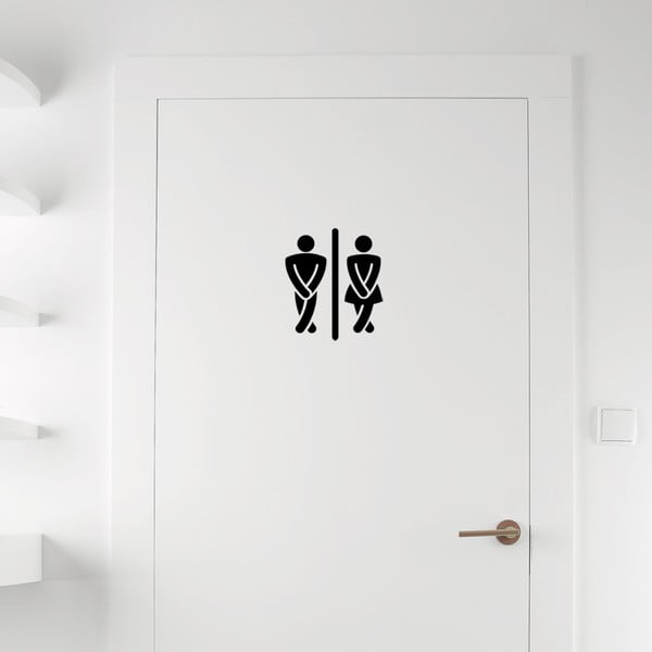 Autocolant Ambiance Man / Woman Restrooms