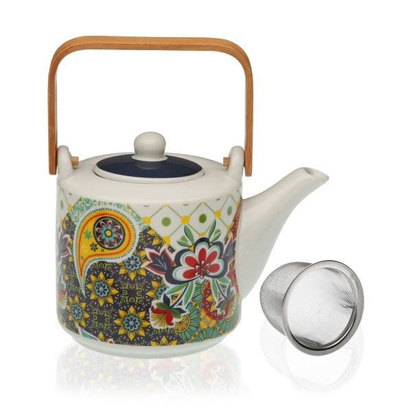 Ceainic din porțelan cu sită pentru ceai Versa Giardino