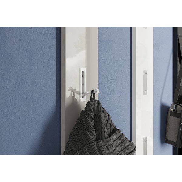 Cuier de perete crem cu aspect lucios 15 cm – Germania-image-2