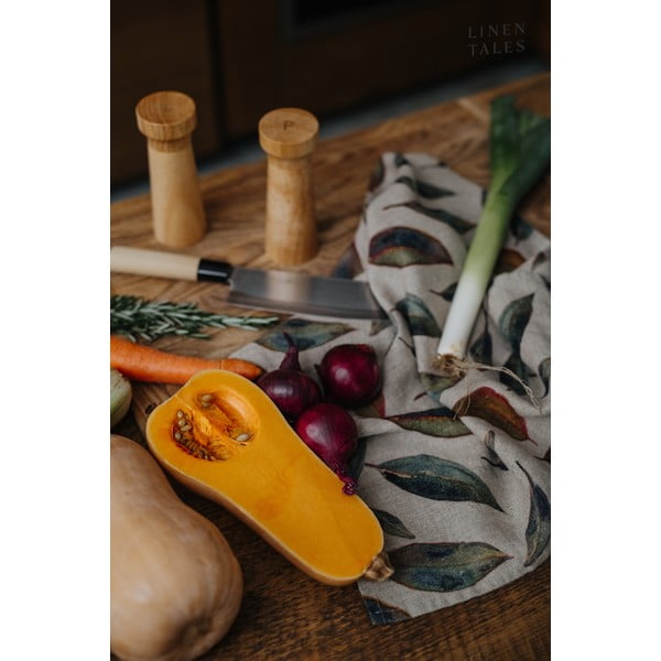 Prosop de vase din in 65x65 cm Golden Fall – Linen Tales-image-2