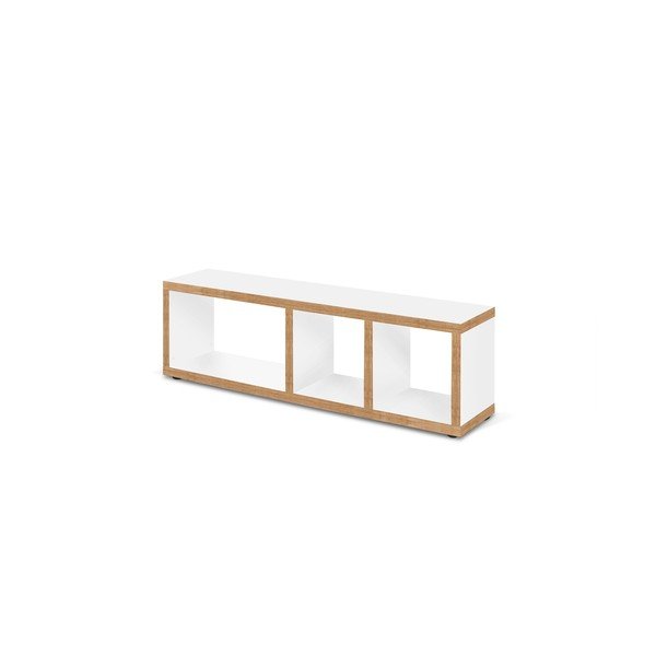 Comodă TV albă/în culoare naturală 150x45 cm Berlin – TemaHome-image-3