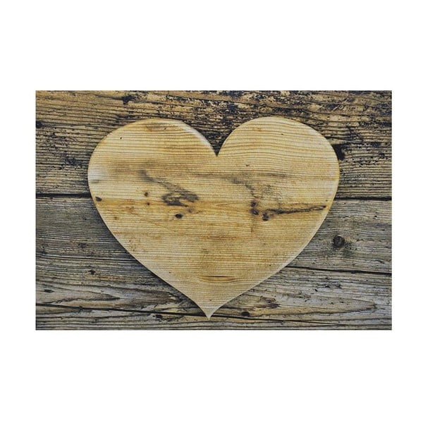  Suport pentru farfurie Mars&More Wooden Heart, 40 x 30  cm