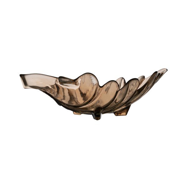 Tavă decorativă din sticlă 19,5x35 cm Leaf – Ixia-image-2