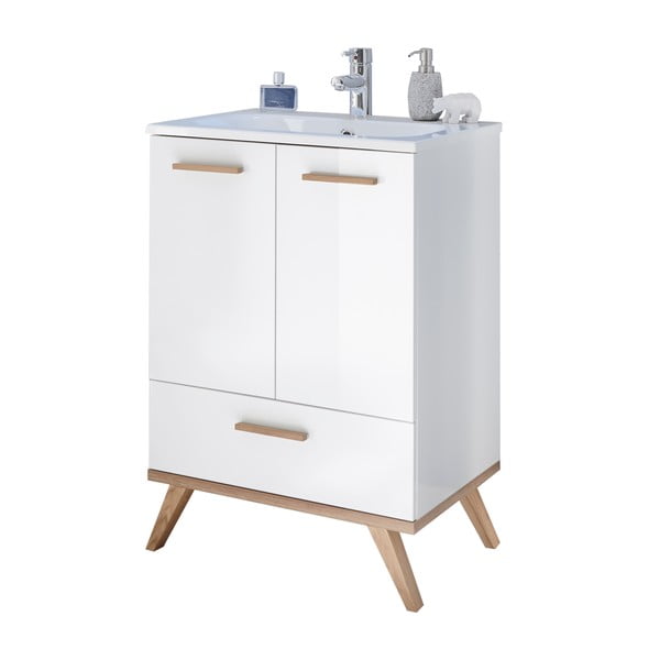 Dulap alb fără chiuvetă 61x88 cm Set 923 - Pelipal-image-2