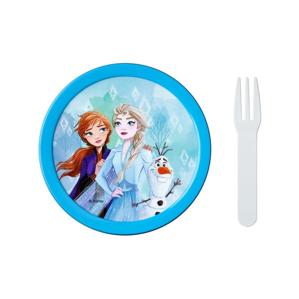 Cutie de gustări pentru copii cu furculiță Frozen 2 – Mepal