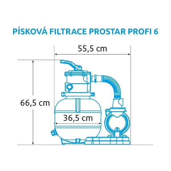 Filtru de nisip ProStar Profi 8 m3/h – Marimex-image-1