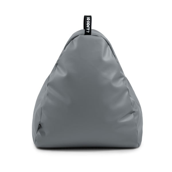 Fotoliu bean bag albastru închis cu tapițerie din imitație de piele Chill XXL – So Soft?-image-4