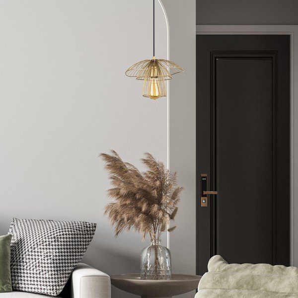 Lustră Squid Lighting Root, înălțime 117 cm, auriu-image-2