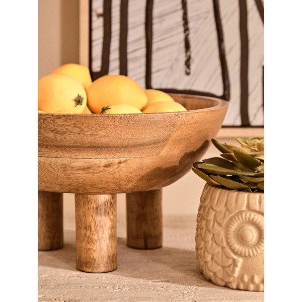 Bol în culoare naturală din lemn ø 27 cm Kara – Premier Housewares-image-3