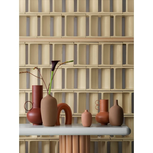 Vază teracotă din ceramică (înălțime 12 cm) Kagetsu – Blomus-image-1