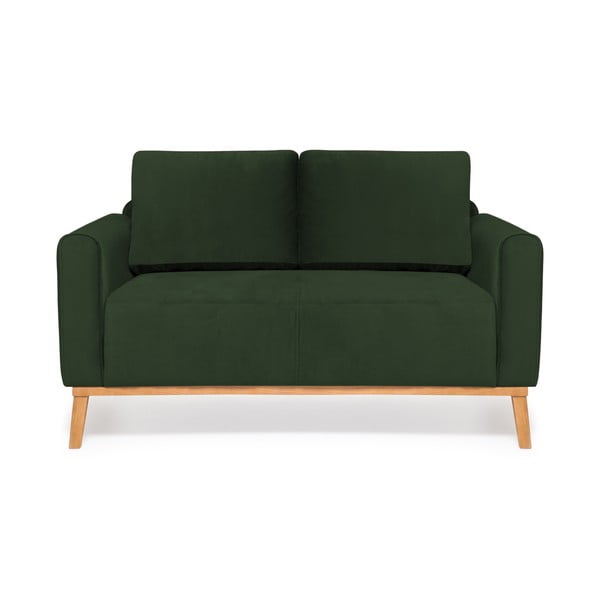 Canapea cu 2 locuri Vivonita Milton Trend, verde închis