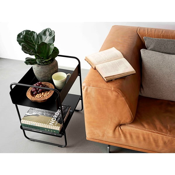 Masă consolă neagră din metal 36x48 cm A-Console – Zone-image-3