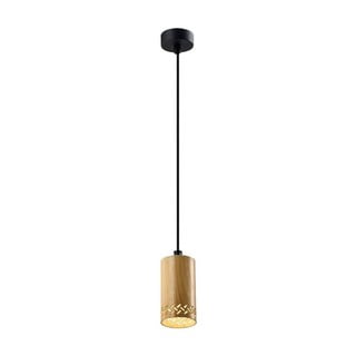 Lustră negru/auriu cu abajur din metal ø 7 cm Tubo – Candellux Lighting