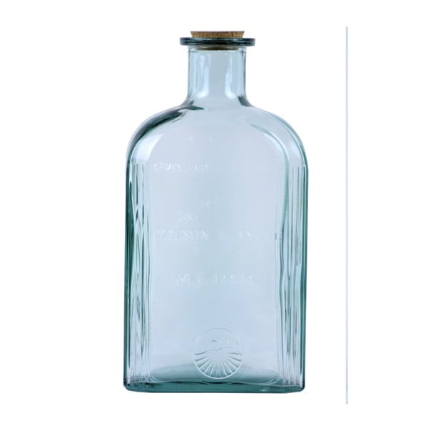Sticlă cu dop de plută Ego Decor, 4,6 l, albastru