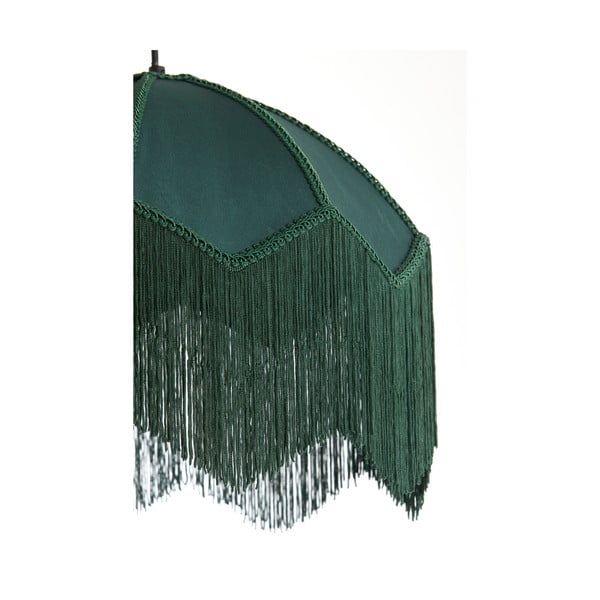 Lustră în culoarea petrol cu abajur textil ø 40 cm Malacia – Light & Living-image-4