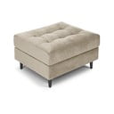 Taburet din catifea Milo Casa Santo, bej