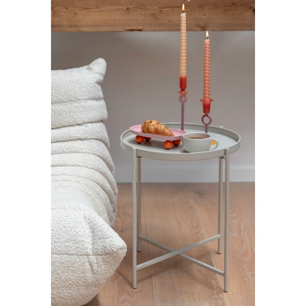 Măsuță auxiliară rotundă din metal ø 40 cm Meseta  – Leitmotiv-image-1