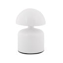 Veioză albă LED cu abajur din metal (înălțime 14 cm) Impetu – Leitmotiv