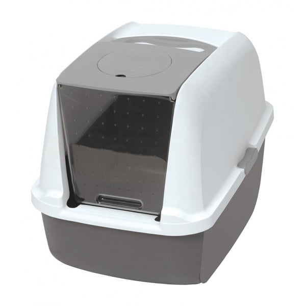 Litieră pentru pisici albă/gri 57x39 cm Cat It – Plaček Pet Products