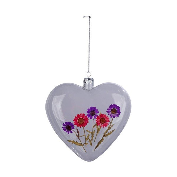 Decorațiune suspendată din sticlă Ego Dekor Heart