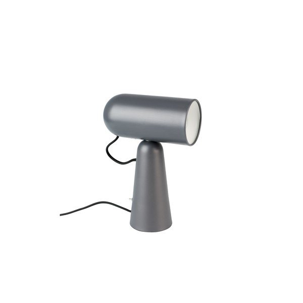 Veioză gri cu abajur din metal (înălțime 26,5 cm) Vesper – White Label