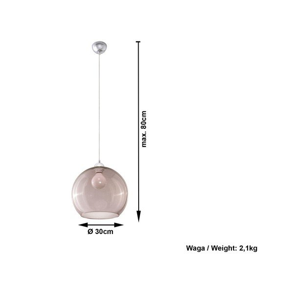 Lustră Sollux Bilbao, gri-image-2