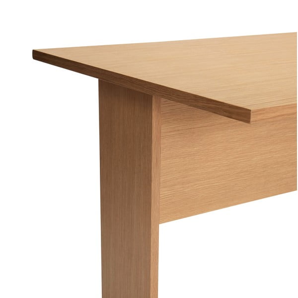 Birou cu blat cu aspect de lemn de stejar 70x140 cm Forma – Hübsch-image-4