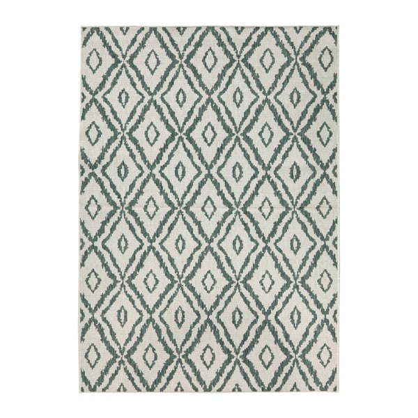 Covor adecvat pentru exterior NORTHRUGS Rio, 200 x 290 cm, verde - alb-image-2
