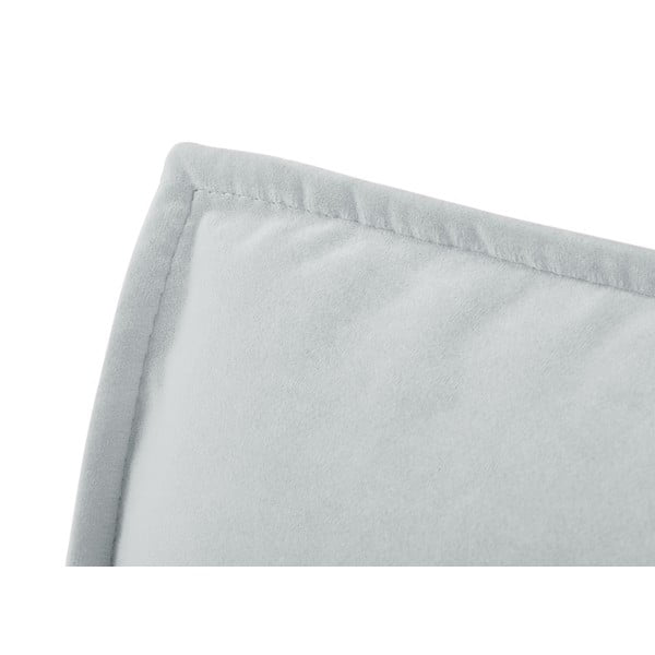 Șezlong gri deschis cu tapițerie din catifea (cu colț pe partea dreaptă) Auguste – Interieurs 86-image-3