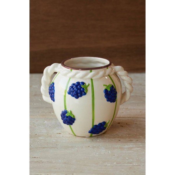Vază albă (înălțime 13 cm) Berries – Ellos Home-image-1