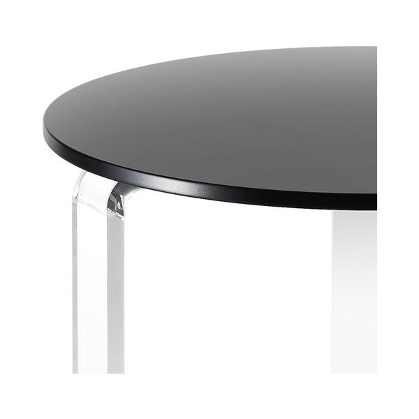 Măsuță de cafea Tomasucci Poole, ⌀ 48 cm, negru-image-1