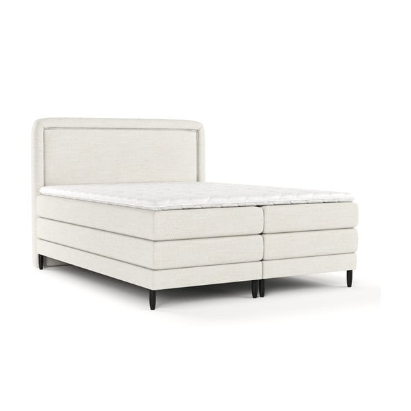 Pat boxspring crem 200x200 cm Dove – Maison de Rêve