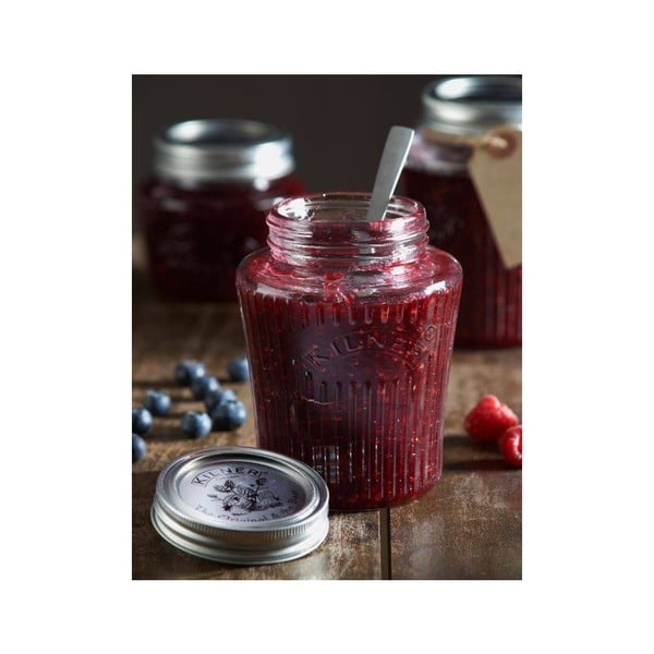 Borcan din sticlă și capac cu înfiletare Kilner, 0,25 l-image-4
