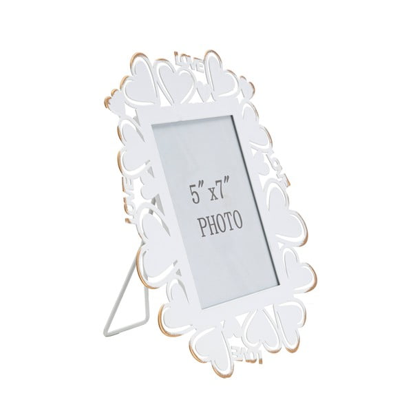 Ramă foto metalică Mauro Ferretti, 25 x 27,7 cm, alb-image-2