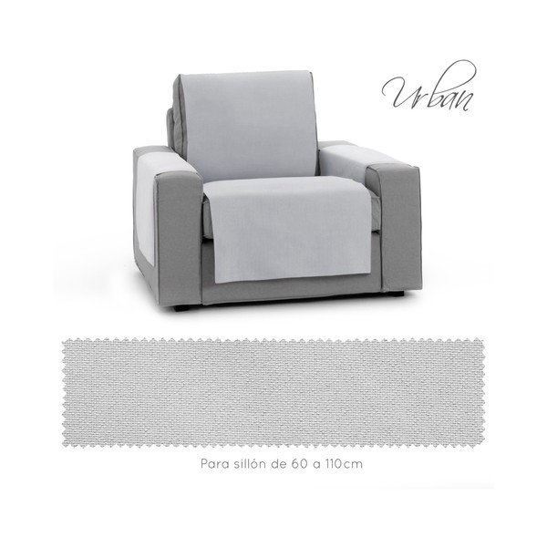 Husă gri deschis pentru fotoliu 55 cm Urban – Casa Selección-image-2