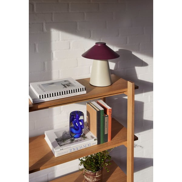 Lampă de masă din metal mov și bej Chipper - Hübsch-image-2