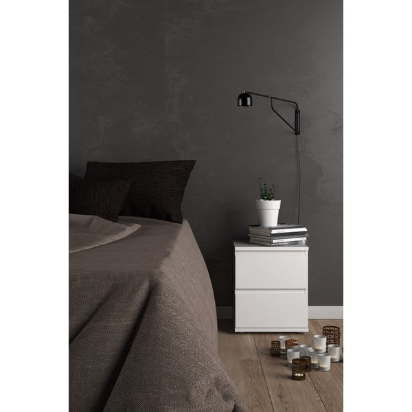 Noptieră albă Nova – Tvilum-image-1