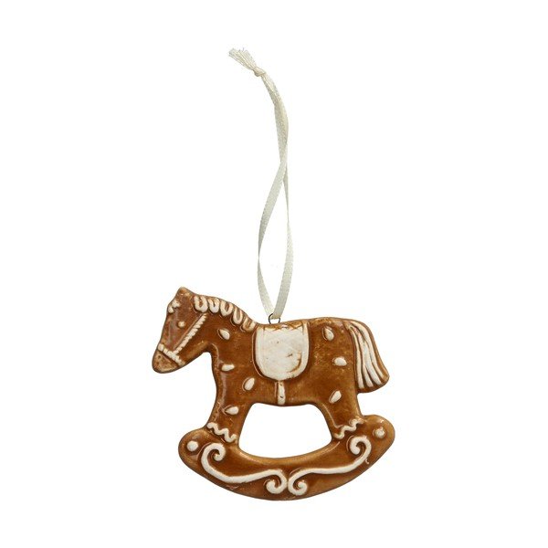 Ornament de Crăciun din ceramică 10 cm Vinterby – Dakls