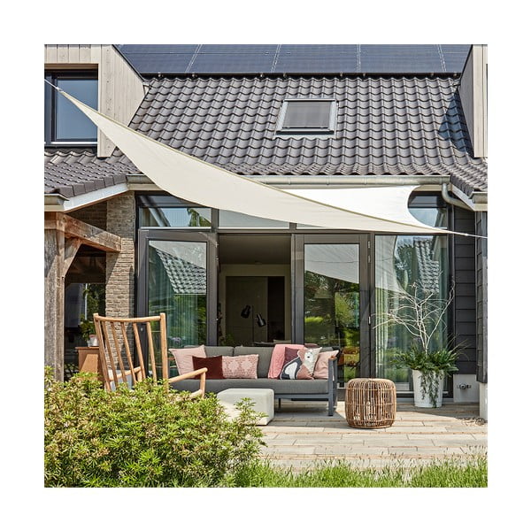 Copertină parasolar pătrată Livin' Outdoor Como, 3,6 x 3,6 m, bej-image-2