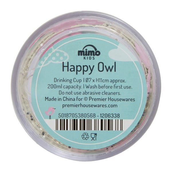 Pahar pentru copii Premier Housewares Mimo Kids Happy Owl, 200 ml-image-1
