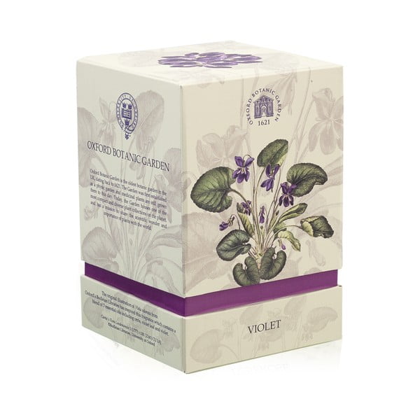 Lumânare parfumată cu aromă de violete Bahoma London Fragranced, 75 ore de ardere