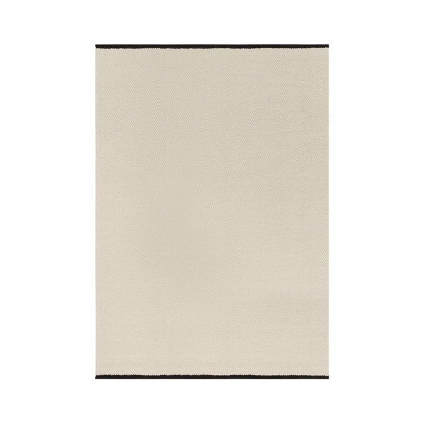 Covor bej țesut manual din lână 140x200 cm Mavi – noo.ma