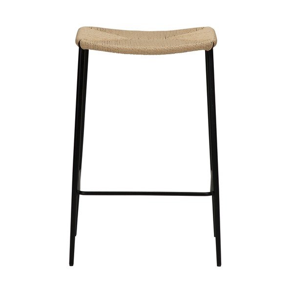 Scaun bar DAN-FORM Denmark Stiletto, bej - natural, înălțime 68 cm-image-1