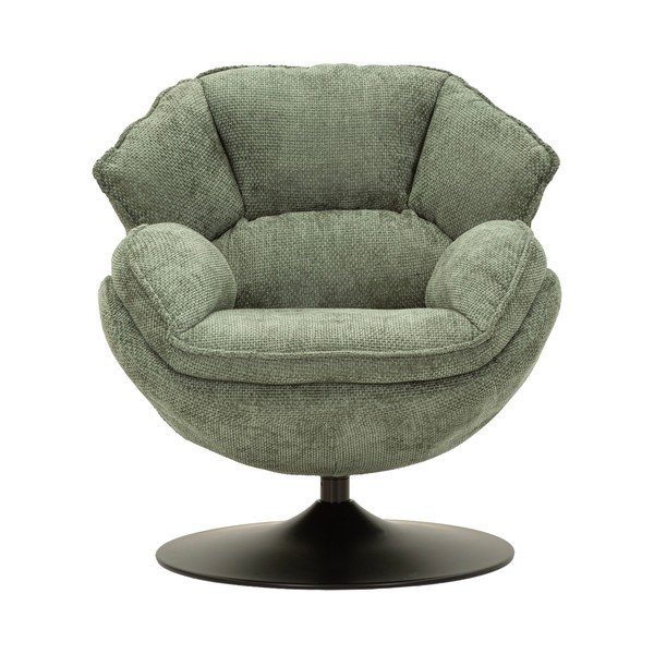 Fotoliu verde prăfuit pivotant Retro Style – Mauro Ferretti-image-2