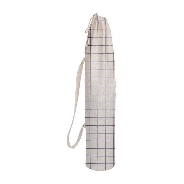 Husă textilă pentru saltea yoga Linen Couture Simple Squares, înălțime 80 cm